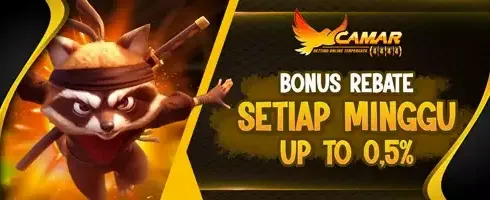 Bonus Rollingan Slot Mingguan 0.5% Tanpa Batas banner